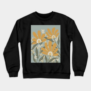 yellow wildflowers Crewneck Sweatshirt